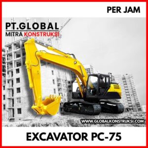 Harga Sewa Excavator PC 75 Per Jam